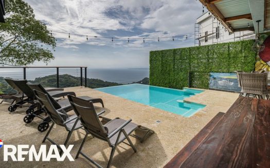 Luxury Ocean View Villa in Caletas | Private Hillside Retreat Near Jaco