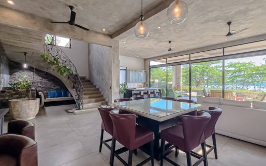 Luxury Oceanfront Home for Sale in Playa Hermosa Titled Beachfront Property            (SH)